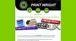 Desktop Screenshot of printwright.co.za