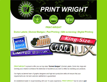 Tablet Screenshot of printwright.co.za